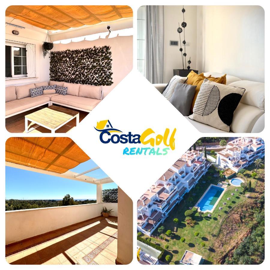 Moderno Apartamento Con Preciosas Vistas Al Mar En Urbanizacion Con Piscina - Rio Real 11 2G Marbella Bagian luar foto